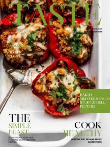 Green & Black Modern Food Magazine Cover (2)